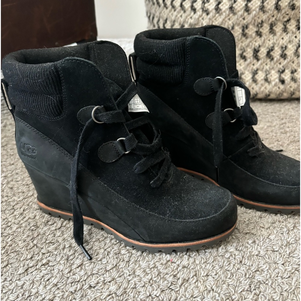 UGG wedged snow boots